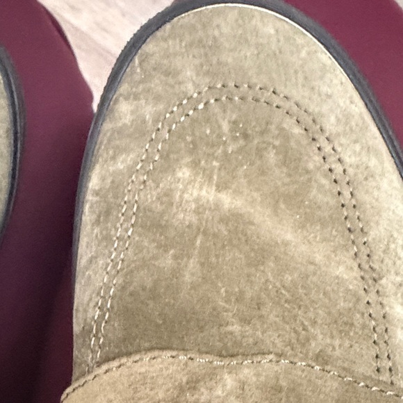 Vans Olive Suede Beatrice penny loafer Slip-Ons - Picture 6 of 14